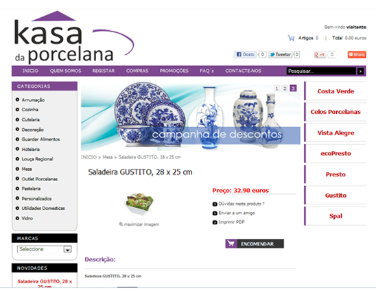 Loja online / comercio vestuario