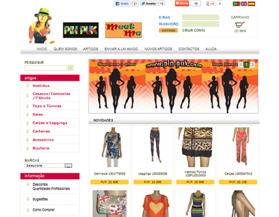 Loja online / comercio vestuario